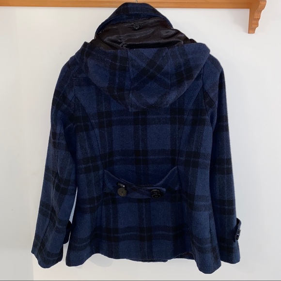 ECLIPSE plaid blue coat - Picture 5 of 6
